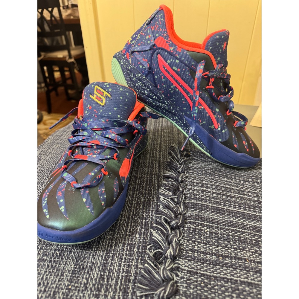 Puma Stewie 3 Dawn Basketball Shoes Womens 8.5 Blue Red 311497-01 Stewart